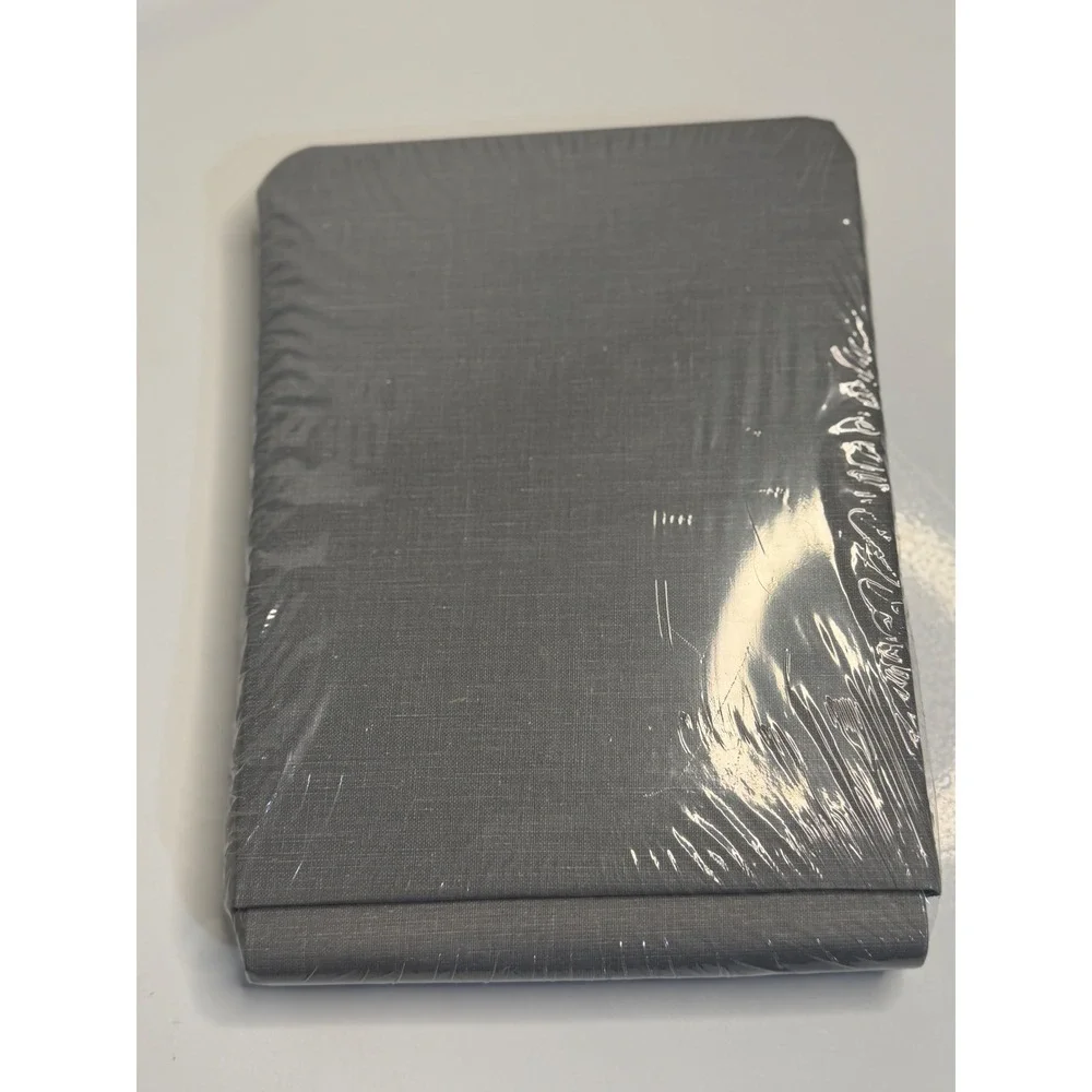Creative Memories Scrapbook Gray Silver‎ Border Linen Texture New Sealed Album